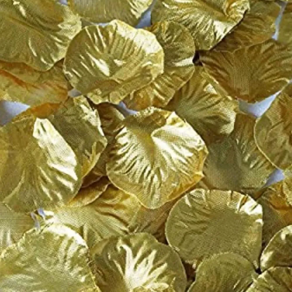Gold Silk Scatter Rose Petals!